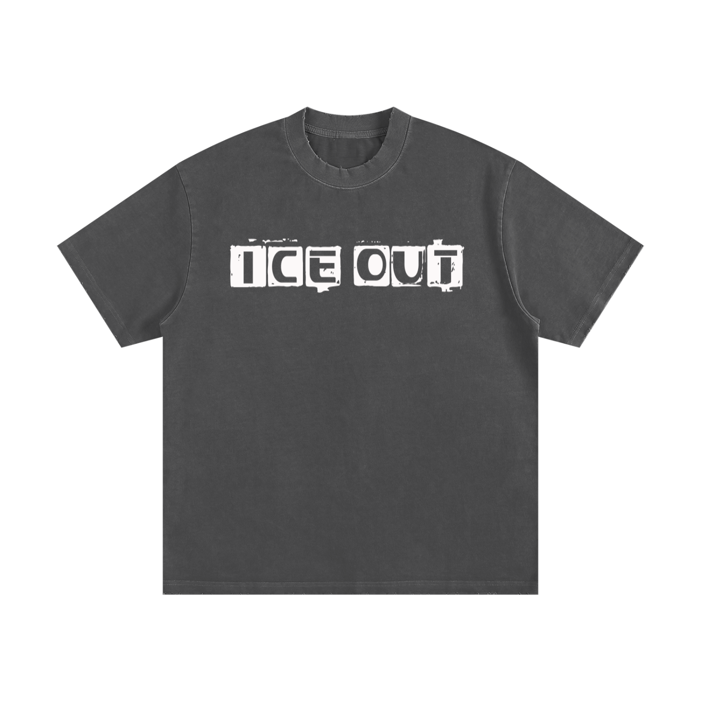 Heavyweight Vintage Washed Frayed T-Shirt