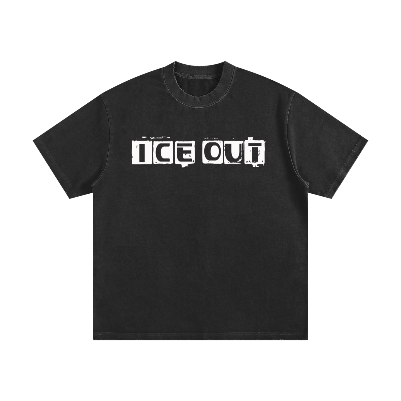 Heavyweight Vintage Washed Frayed T-Shirt