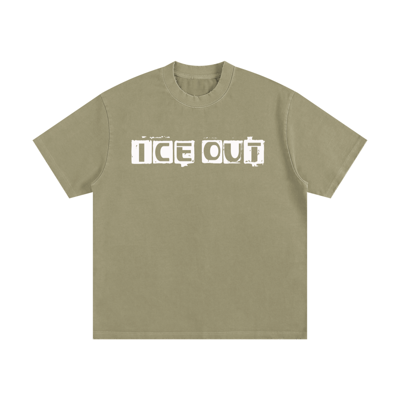 Heavyweight Vintage Washed Frayed T-Shirt