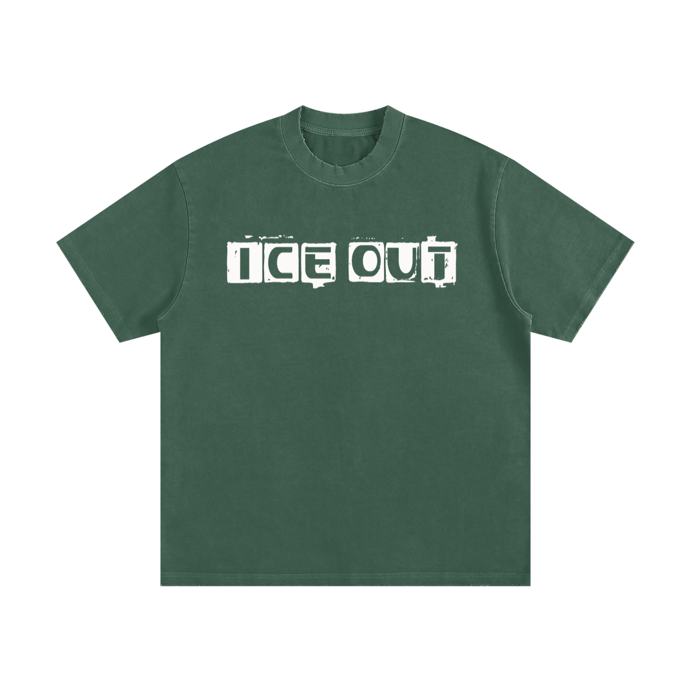 Heavyweight Vintage Washed Frayed T-Shirt